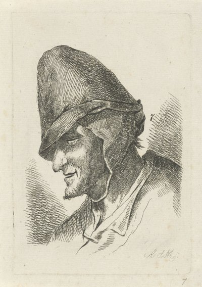 Mann med høy hatt av Anthonie Willem Hendrik Nolthenius de Man