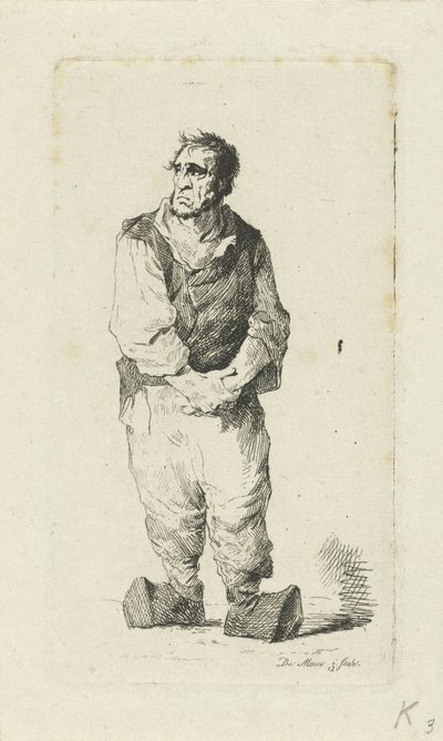 Mann i tresko av Anthonie Willem Hendrik Nolthenius de Man