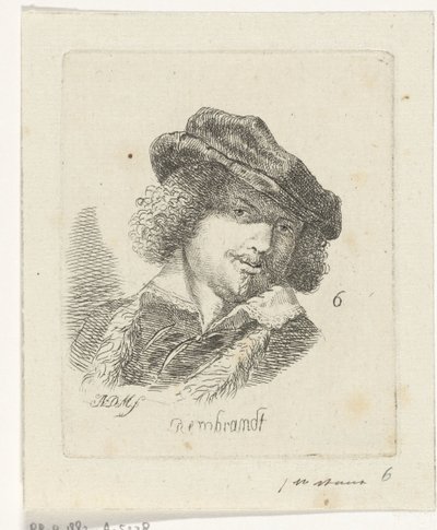 Portrett av Rembrandt av Anthonie Willem Hendrik Nolthenius de Man