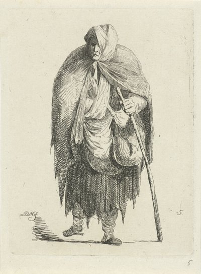 Kvinne i filler av Anthonie Willem Hendrik Nolthenius de Man