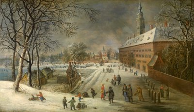 'Oosterhuis' i Antwerpen (olje på panel) av Anthonie de Lorme