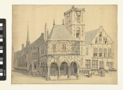 Det gamle rådhuset i Amsterdam, 1641 av Anthonie van den Bos