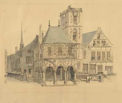 Det gamle rådhuset i Amsterdam, 1641 av Anthonie van den Bos