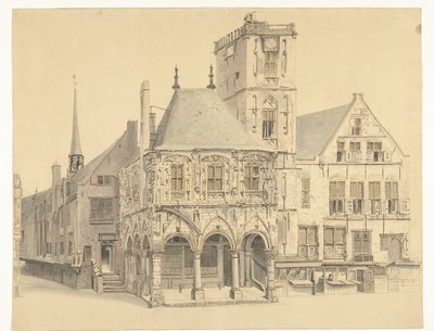 Det gamle rådhuset i Amsterdam, 1641 av Anthonie van den Bos