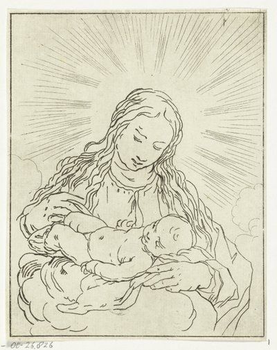 Mary med barn av Anthonie van den Bos