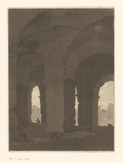Under buene til Colosseum av Anthonie van den Bos