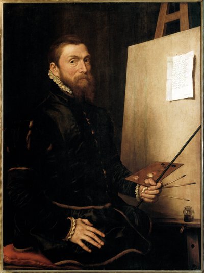Selvportrett - Maleri av after Anthonis Mor van Dashorst