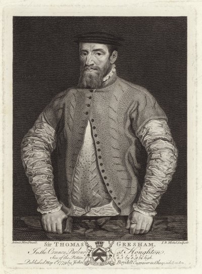 Portrett av Sir Thomas Gresham av Anthonis van Dashorst Mor