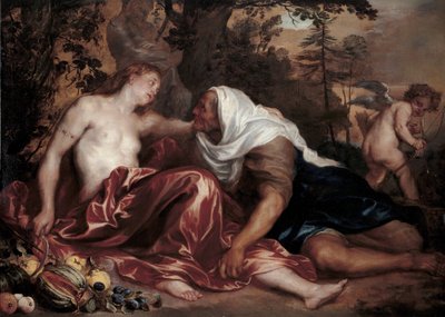 Vertumnus og Pomona, ca 1625 av Anthony van Dyck