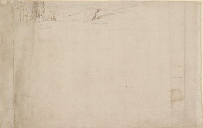Panorama av London sett fra Southwark: Lambeth, 1554 av Anthonis van den Wyngaerde
