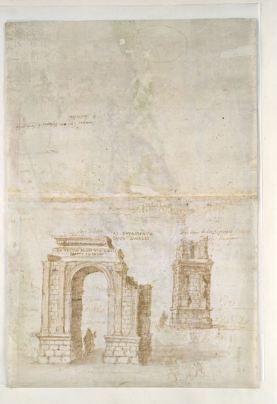 Panoramautsikt over Tarragona fra South Seawards, ca 1560-tallet. av Anthonis van den Wyngaerde