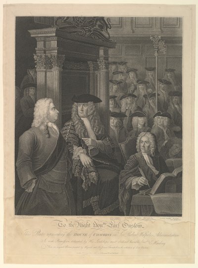 Underhuset - Sir Robert Walpoles administrasjon, 1. november 1803. av Anthony Fogg