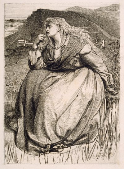 Design for "If", 1866 av Anthony Frederick Augustus Sandys