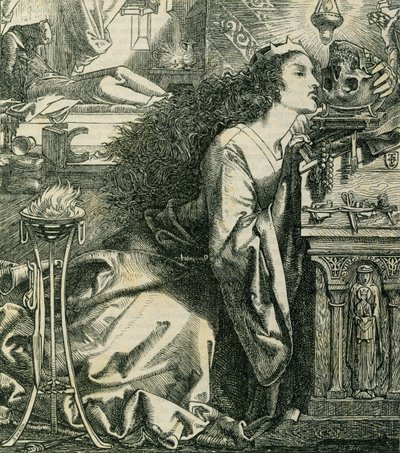 Rosamund, dronning av langobardene av Anthony Frederick Augustus Sandys