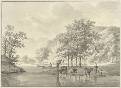Elvelandskap av Anthony Oberman
