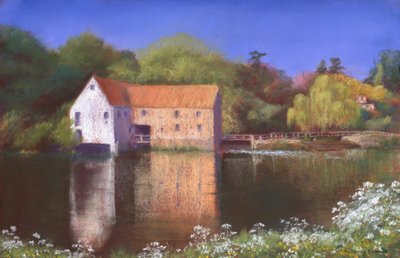 Springtime at the Mill, 2004 (pastell på papir) av Anthony Rule