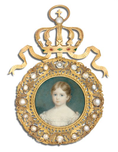 Dronning Victoria som barn, 1825 av Anthony Stewart