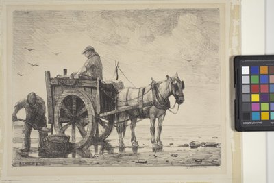 Tangsamlere (litografi) av Anthony Thieme