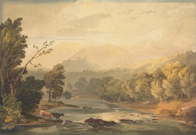 Utsikt over Brathay nær Ambleside av Anthony Vandyke Copley Fielding