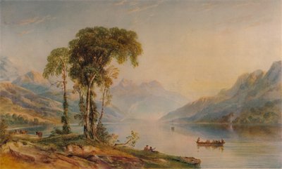Ben Venue fra Loch Achray, 1840, 1935 av Anthony Vandyke Copley Fielding