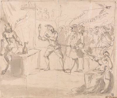 Politisk karikatur: "The Spiritualists" av Anthony Walker