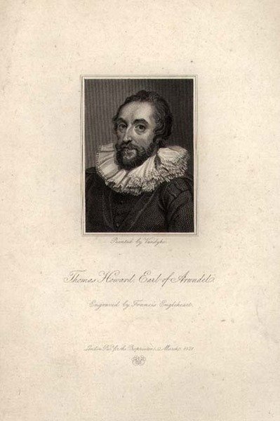 Thomas Howard, jarl av Arundel (1585-1646), gravert av Francis Engleheart av Anthony van (after) Dyck