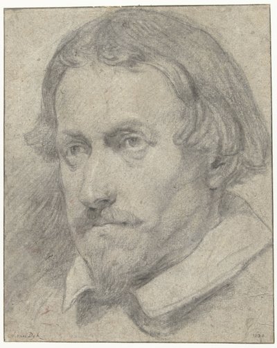 Manskop av Anthony van Dyck (possibly)