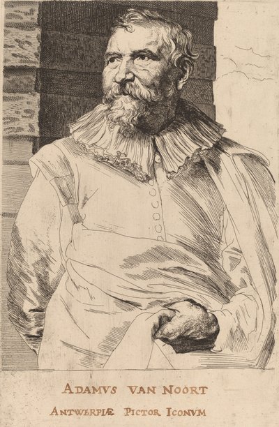 Adam van Noort, sannsynligvis 16261641. av Anthony van Dyck