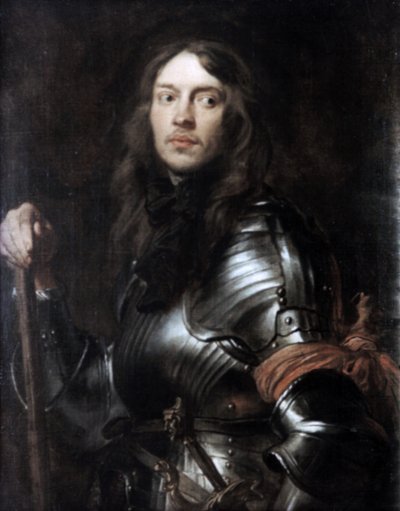 Kommandør i rustning, med et rødt skjerf, c1625-1627. av Anthony van Dyck