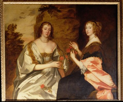 grevinne av Morton (d.1654) og fru Killigrew (d.1638) av Anthony van Dyck