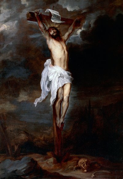 Crucifixion, ca 1621-1625, av Anton van Dyck (1599-1641), olje på lerret av Anthony van Dyck