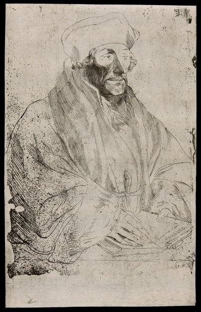 Desiderius Erasmus av Anthony van Dyck