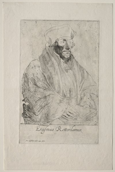 Desiderius Erasmus fra Rotterdam av Anthony van Dyck