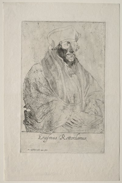 Desiderius Erasmus fra Rotterdam av Anthony van Dyck