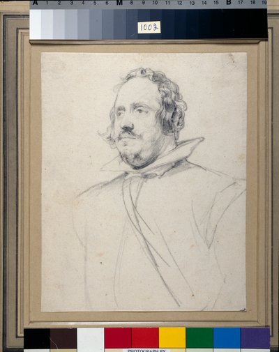 Don Emanuel Frockas (svart kritt på papir) av Anthony van Dyck