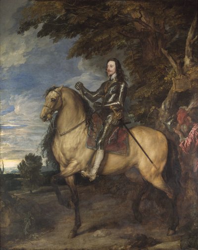 Rytterportrett av Charles I, ca. 1637-8 av Anthony van Dyck