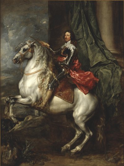 Ridesportrett av Thomas Francis av Savoy, prins av Carignano av Anthony van Dyck
