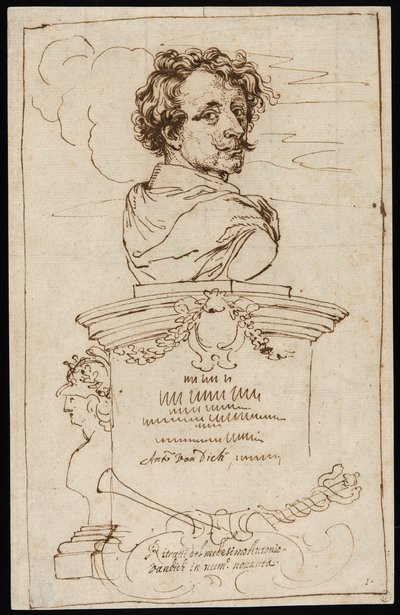 Frontispice fra "Iconography" av Anthony van Dyck