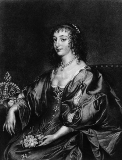 Henrietta Maria (1609-69), illustrasjon fra 