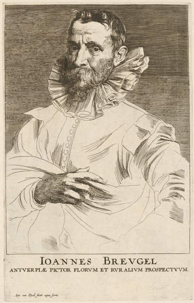 Jan Bruegel den eldre, sannsynligvis 16261641. av Anthony van Dyck