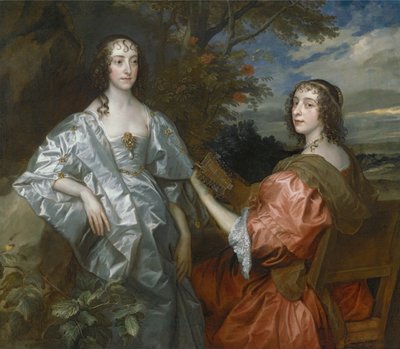 Katherine, grevinne av Chesterfield, og Lucy, grevinne av Huntingdon av Anthony van Dyck