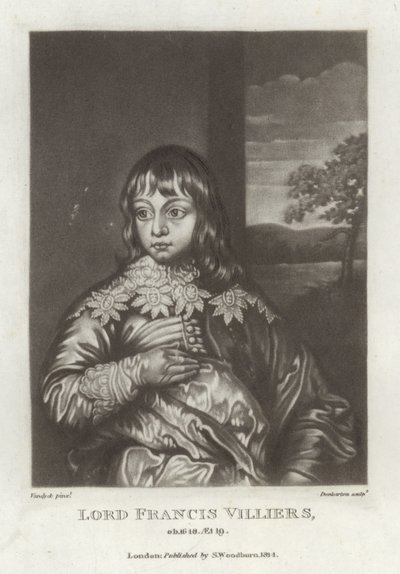Lord Francis Villiers av Anthony van Dyck