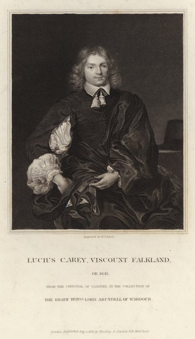 Lucius Carey, Viscount Falkland, født 1643 av Anthony van Dyck