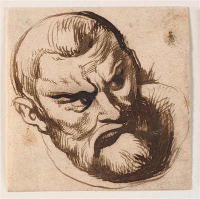 Mandehoved av Anthony van Dyck
