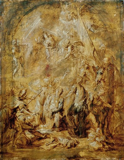 St. Georges martyrium av Anthony van Dyck
