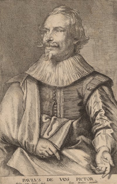 Paul de Vos, sannsynligvis 16261641. av Anthony van Dyck
