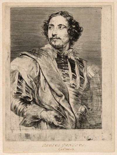 Paulus Pontius av Anthony van Dyck