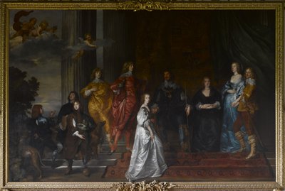 Philip Herbert (1584-1650), 4. jarl av Pembroke og hans familie av Anthony van Dyck
