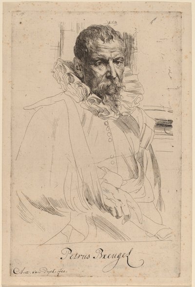 Pieter Bruegel den yngre, sannsynligvis 16261641. av Anthony van Dyck