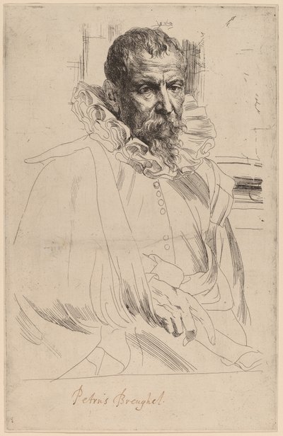 Pieter Bruegel den yngre, sannsynligvis 16261641. av Anthony van Dyck